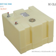 내장용 영구 연료탱크 15G 57 리터: 470mmL x 451mmW x 318mmH