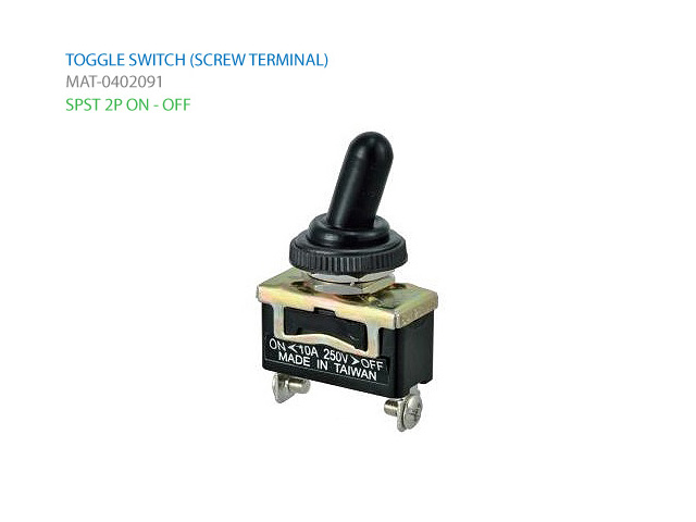 방수 토글 스위치 SPST 2P