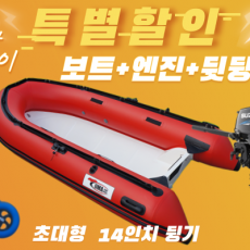 RIB-330S + 엔진(4.9hp,9.8hp,15hp) + 뒷딩기 세트