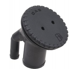 주유구 (벤트 내장형) 38mm dia 호스용, 흑색 플라스틱제